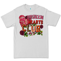 Dove Grey broken heart club Premium Tee - FaDigitalArtStudio