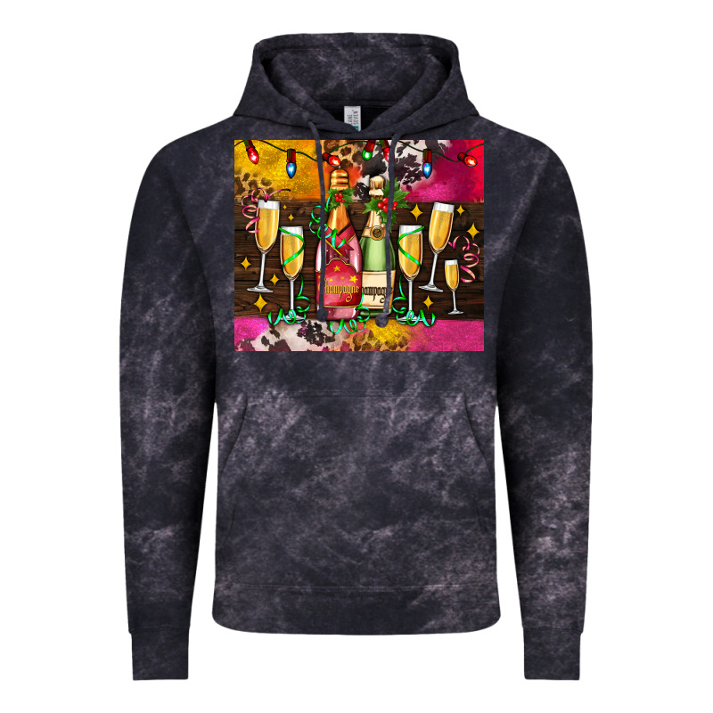 Christmas Champagne Bottles And Vintage Hoodie by AdoDesignShop | Teevron