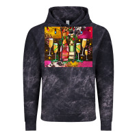 Cloud Black Christmas champagne bottles and Vintage Hoodie - AdoDesignShop