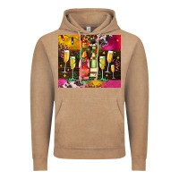 Vintage Coffee Christmas champagne bottles and Vintage Hoodie - AdoDesignShop