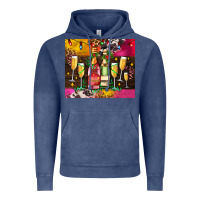 Vintage Denim Christmas champagne bottles and Vintage Hoodie - AdoDesignShop