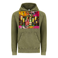 Vintage Olive Christmas champagne bottles and Vintage Hoodie - AdoDesignShop