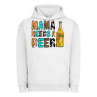 Pigment Lunar Rock Mama Needs a Beer Urban Hoodie - CowCowDesign