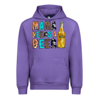Tulip Mama Needs a Beer Urban Hoodie - CowCowDesign