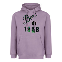 Lavender Born In 1958 Heavyweight Hoodie - Bettercallsaul