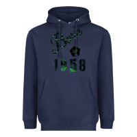 Navy Born In 1958 Heavyweight Hoodie - Bettercallsaul