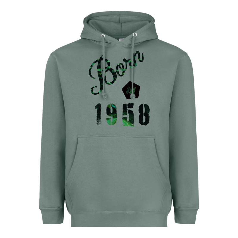 Born In 1958 Heavyweight Hoodie by Bettercallsaul | Teevron