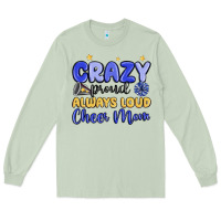Matcha crazy proud always loud cheer mom Long Sleeve Tee - MaliasSmallBusiness