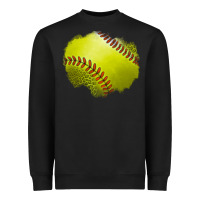 Black leopard softball patch Heavyweight Sweatshirt - Jasminsmagicworld