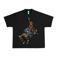 Black western rodeo bullfighter Urban Heavy Tee - BarkalooDesign