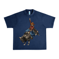 Navy western rodeo bullfighter Urban Heavy Tee - BarkalooDesign