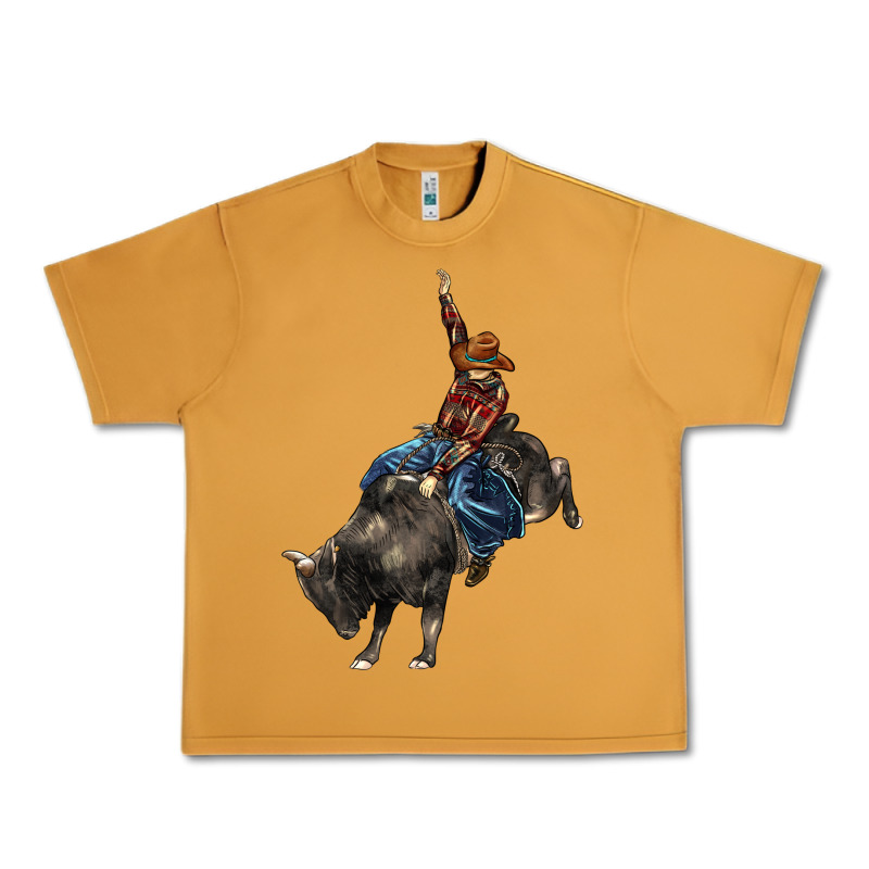 Western Rodeo Bullfighter Urban Heavy Tee by BarkalooDesign | Teevron