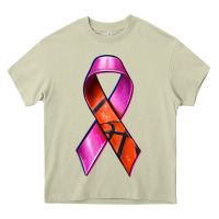 Mossy Breast Cancer Ribbon Basketball Heavy Core Tee - texasbilliewilder