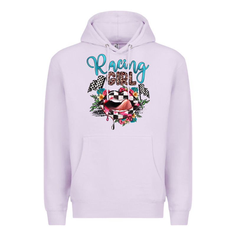 Racing Girl Premium Hoodie by JahusDesignShop | Teevron
