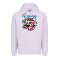 Lilac racing girl Premium Hoodie - JahusDesignShop
