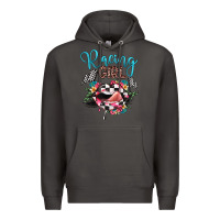 Smoke racing girl Premium Hoodie - JahusDesignShop