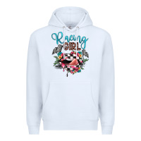 White racing girl Premium Hoodie - JahusDesignShop