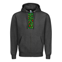 Charcoal Heather christmas pen wraps Zipper Hoodie - BundleAndBundleShop