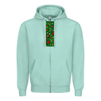 Seafoam christmas pen wraps Zipper Hoodie - BundleAndBundleShop