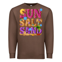 Chestnut sun salt sand summer Premium Sweatshirt - NancyCooperArtShop