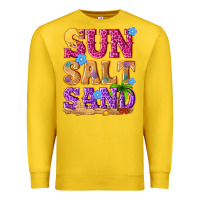 Lemon sun salt sand summer Premium Sweatshirt - NancyCooperArtShop