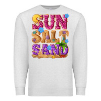 Oatmeal Heather sun salt sand summer Premium Sweatshirt - NancyCooperArtShop