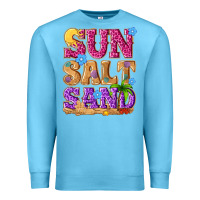 Ocean Blue sun salt sand summer Premium Sweatshirt - NancyCooperArtShop