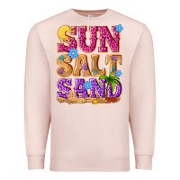 Pale Pink sun salt sand summer Premium Sweatshirt - NancyCooperArtShop