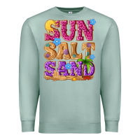 Seafoam sun salt sand summer Premium Sweatshirt - NancyCooperArtShop