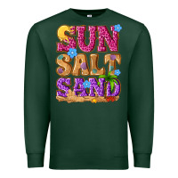 Sports Green sun salt sand summer Premium Sweatshirt - NancyCooperArtShop