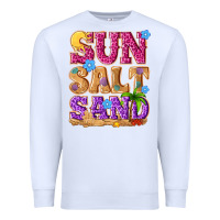 White sun salt sand summer Premium Sweatshirt - NancyCooperArtShop