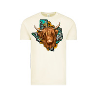 Vintage Arctic Texas map long haired shaggy cow Vintage Tee - Jasminsmagicworld