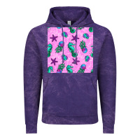 Cloud Purple summer ocean seamless pattern Vintage Hoodie - BundleAndBundleShop