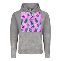 Cloud Rock summer ocean seamless pattern Vintage Hoodie - BundleAndBundleShop