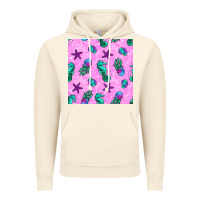 Vintage Artic summer ocean seamless pattern Vintage Hoodie - BundleAndBundleShop