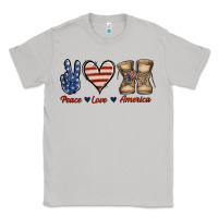 Moon Dust Peace Love America Classic Tee - Jasminsmagicworld