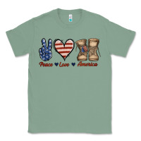 Sage Peace Love America Classic Tee - Jasminsmagicworld