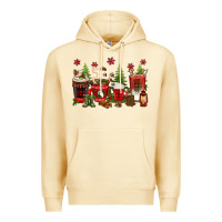 Pina Colada Christmas coffee cups Premium Hoodie - texasbilliewilder