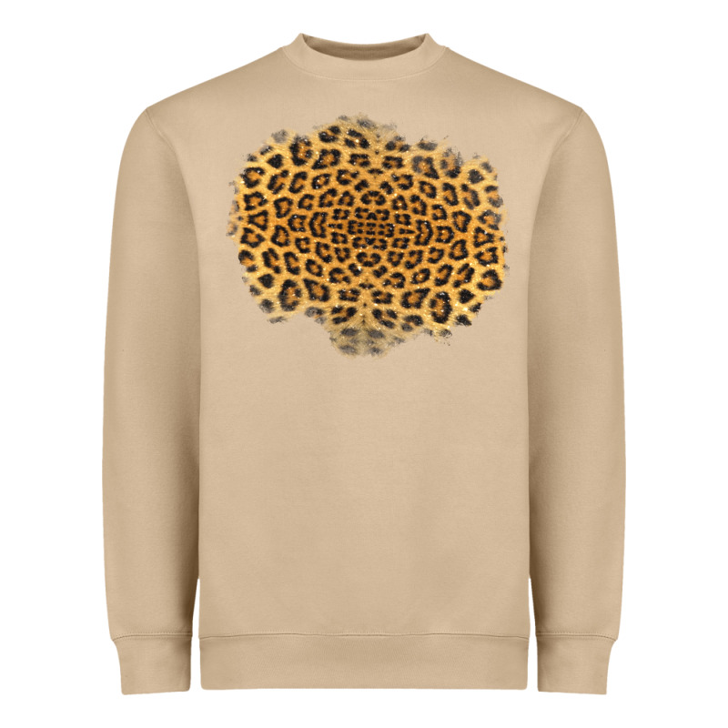 Leopard Patch Heavyweight Sweatshirt by Jasminsmagicworld | Teevron