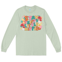 Matcha stay trippy little hippie Long Sleeve Tee - MaliasSmallBusiness
