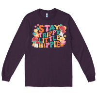 Plum stay trippy little hippie Long Sleeve Tee - MaliasSmallBusiness