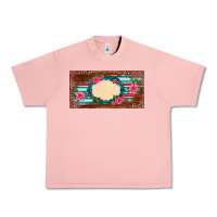 Salmon western pink flovers leopard serape   license plate template Urban Heavy Tee - BarkalooDesign