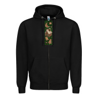 Black christmas pen wraps Zipper Hoodie - BundleAndBundleShop