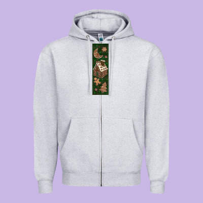 Christmas Pen Wraps Zipper Hoodie Designed By Bundleandbundleshop