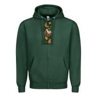 Sports Green christmas pen wraps Zipper Hoodie - BundleAndBundleShop