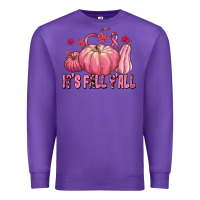 Purple its fall yall Premium Sweatshirt - texasbilliewilder