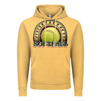 Vintage Mustard softball rainbow Vintage Hoodie - JahusDesignShop