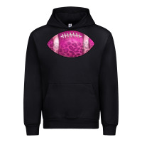 Black american football pink Urban Hoodie - CowCowDesign