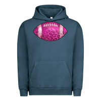Pigment Midnight Navy american football pink Urban Hoodie - CowCowDesign