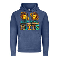 Vintage Denim calm your mitts softball Vintage Hoodie - Jasminsmagicworld